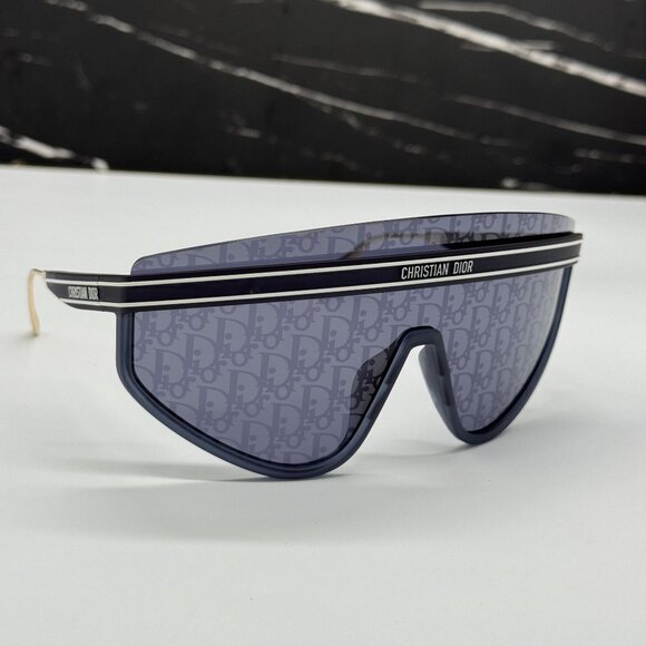 NEW DIOR DIORCLUB M2U 31B8 SHIELD GOLD/BLUE UNISEX SUNGLASSES DIOR main image 11